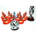 Subbuteo Andrew Table Soccer Spain Euro 2024 Winners on WSB Professional bases includes ball and euro trophy